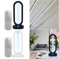 UVC Light Sanitizer Lamp with Remote Control – 38W, 3 Timer Settings, Covers 40m²