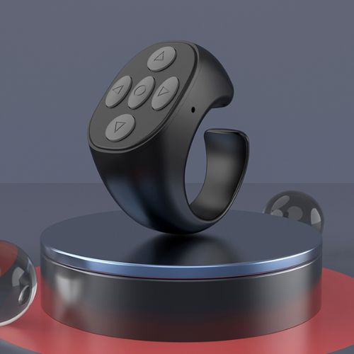 Bluetooth Phone Remote Control Ring – Scroll, Like, Play & Pause TikTok Hands-Free | 86Hr Battery