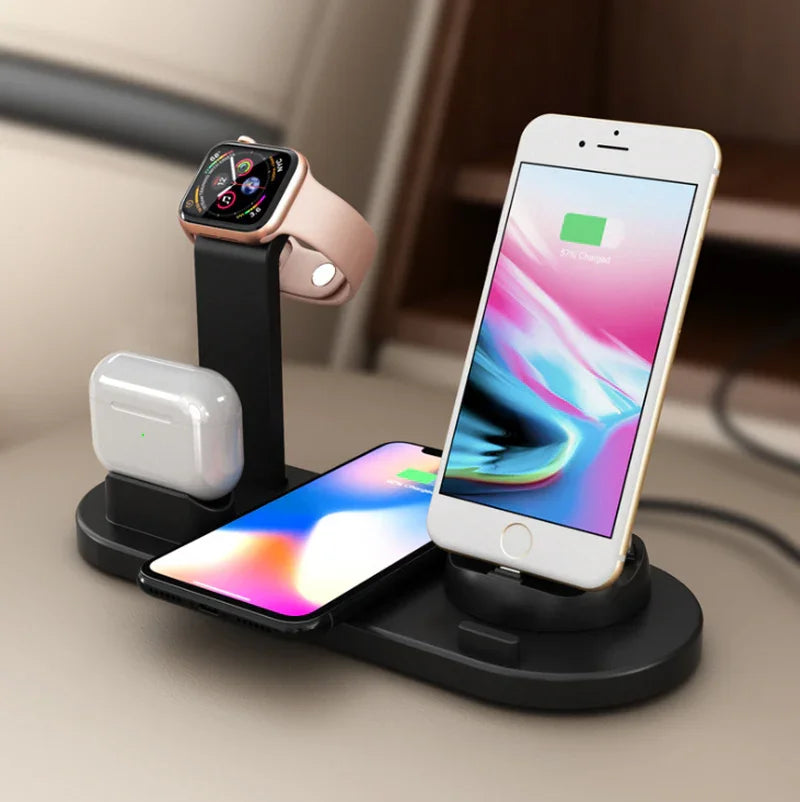 All-in-One 3-in-1 Wireless Charger for Your Devices - Fast, Convenient, and Stylish