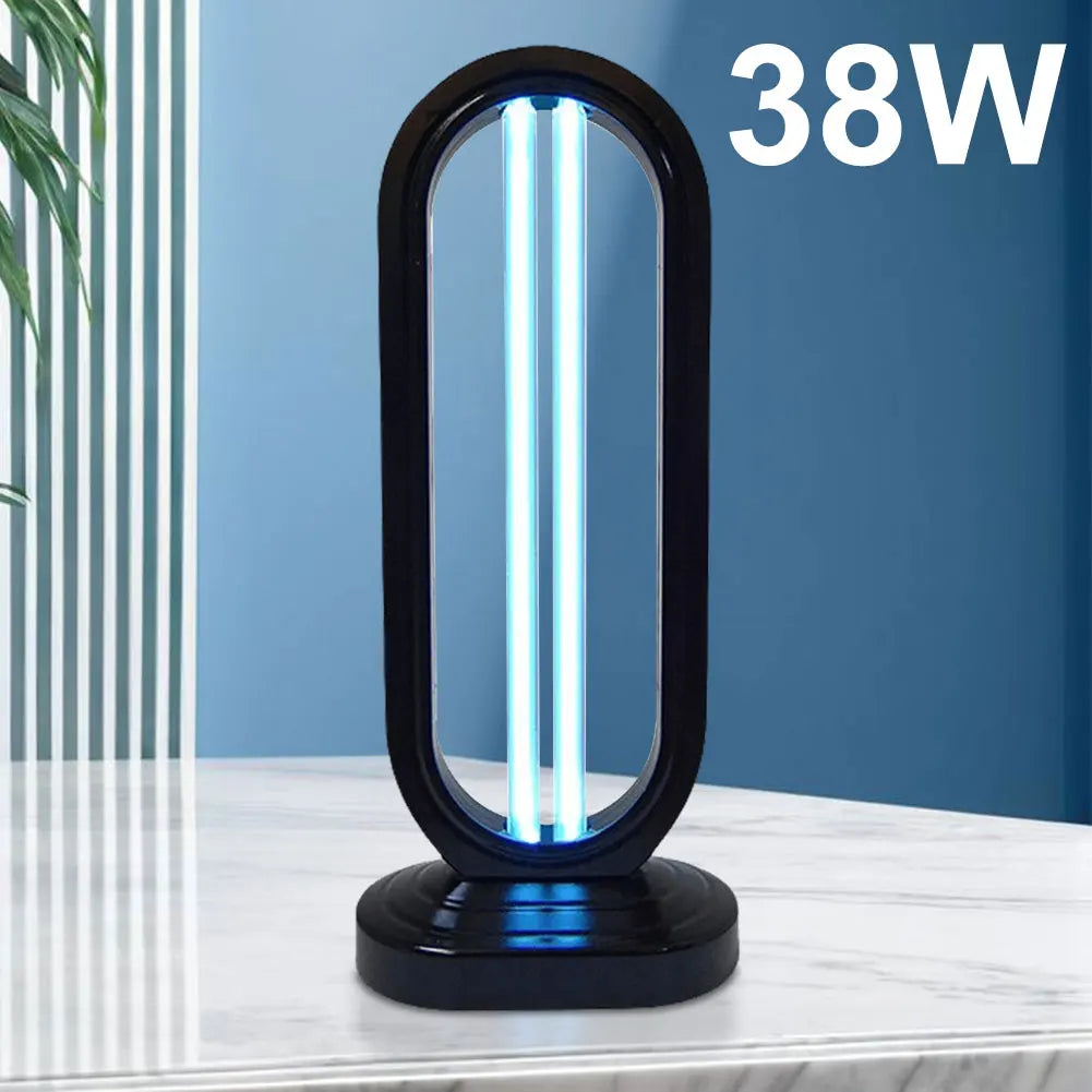UVC Light Sanitizer Lamp with Remote Control – 38W, 3 Timer Settings, Covers 40m²