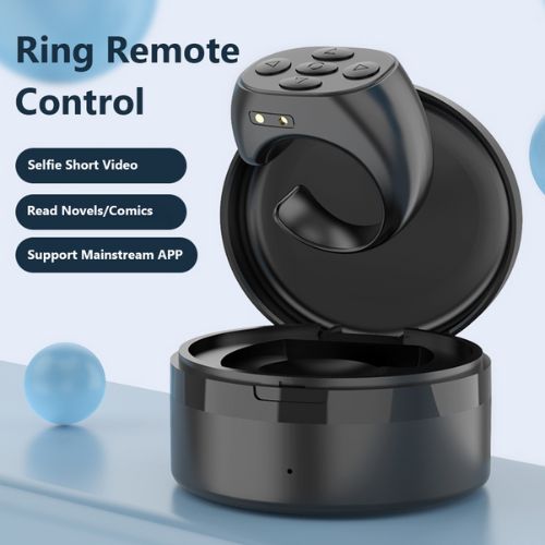 Bluetooth Phone Remote Control Ring – Scroll, Like, Play & Pause TikTok Hands-Free | 86Hr Battery