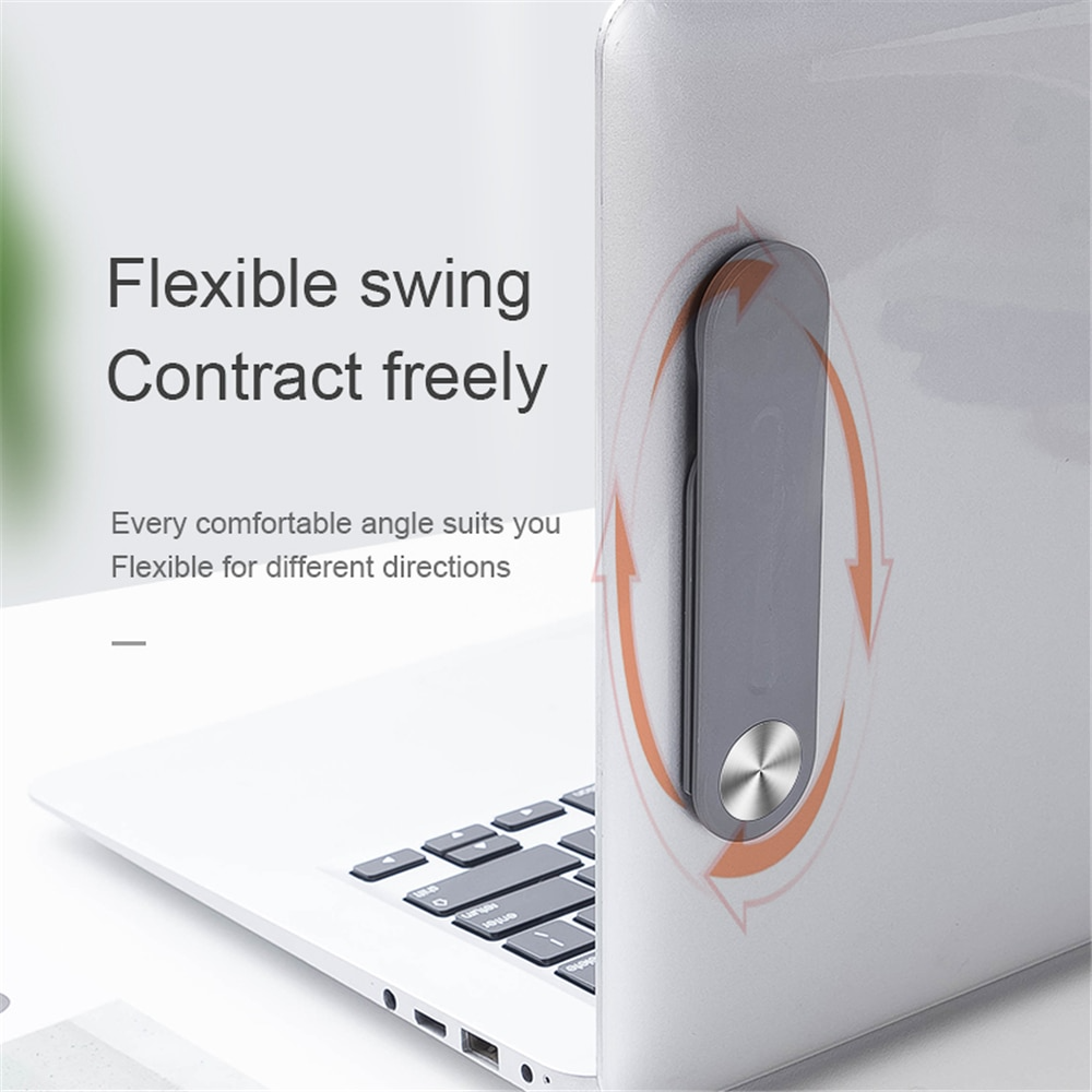 Notebook & Phone Holder Stand – Dual Slot Desk Organiser for Laptop, Tablet & Smartphone