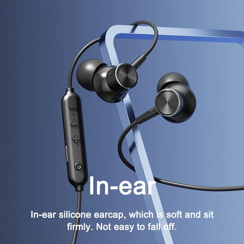 EARDECO Wireless Neckband Headphones – 80Hr Battery, Deep Bass, Noise Cancelling | Sports & Travel