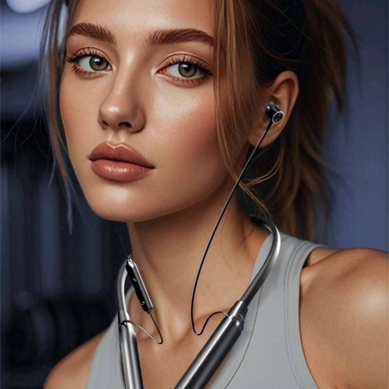 EARDECO Wireless Neckband Headphones – 80Hr Battery, Deep Bass, Noise Cancelling | Sports & Travel