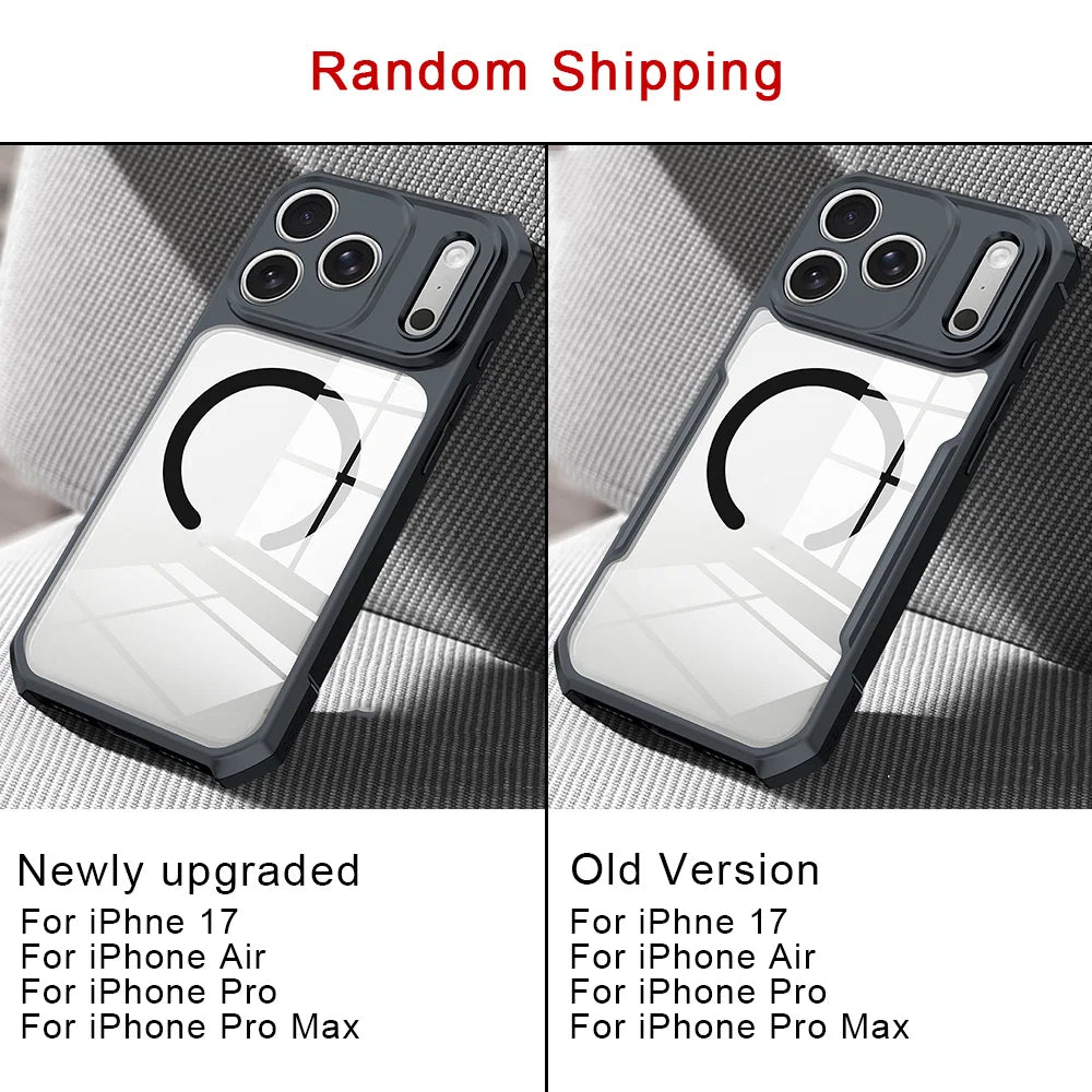 Xundd Shockproof Clear iPhone Case – Airbag Corners, Anti-Yellow, MagSafe Compatible | iPhone 17 Series