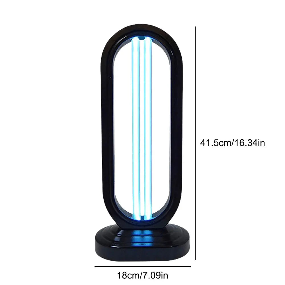 UVC Light Sanitizer Lamp with Remote Control – 38W, 3 Timer Settings, Covers 40m²