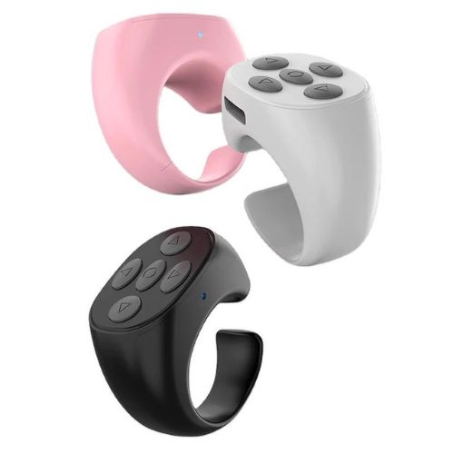 Bluetooth Phone Remote Control Ring – Scroll, Like, Play & Pause TikTok Hands-Free | 86Hr Battery